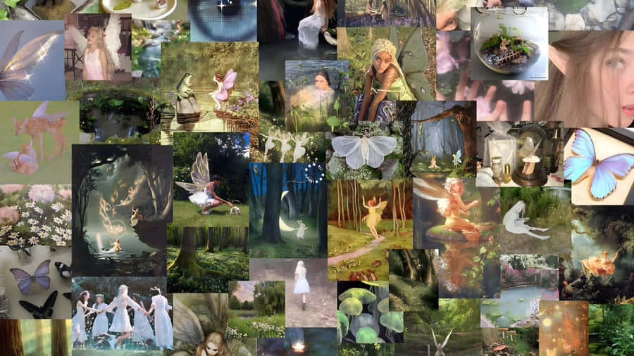 Grunge Fairycore Dreamscape Wallpaper