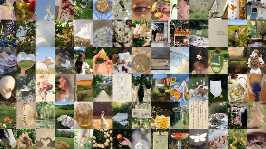 Grunge Fairycore Moodboard Wallpaper