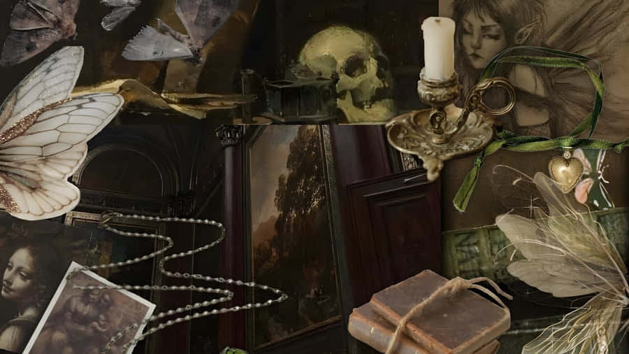 Grunge Fairycore Mystical Vibes Wallpaper