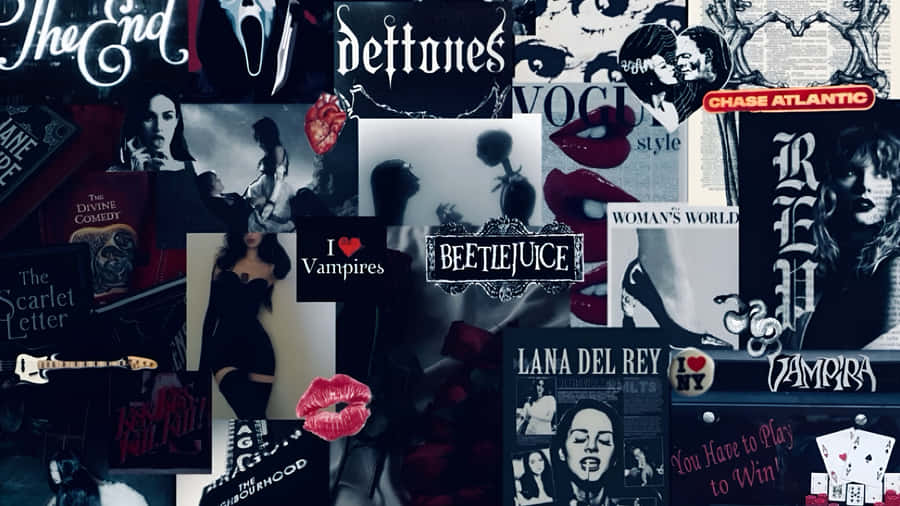 Grunge Goth Aesthetic Inspiration Wallpaper