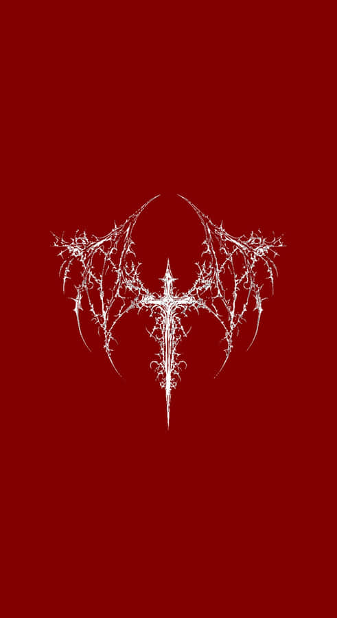 Grunge Goth Cross Symbol Wallpaper