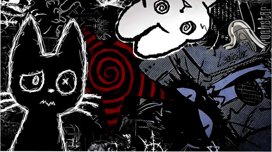 Grunge Goth Dark Art Wallpaper