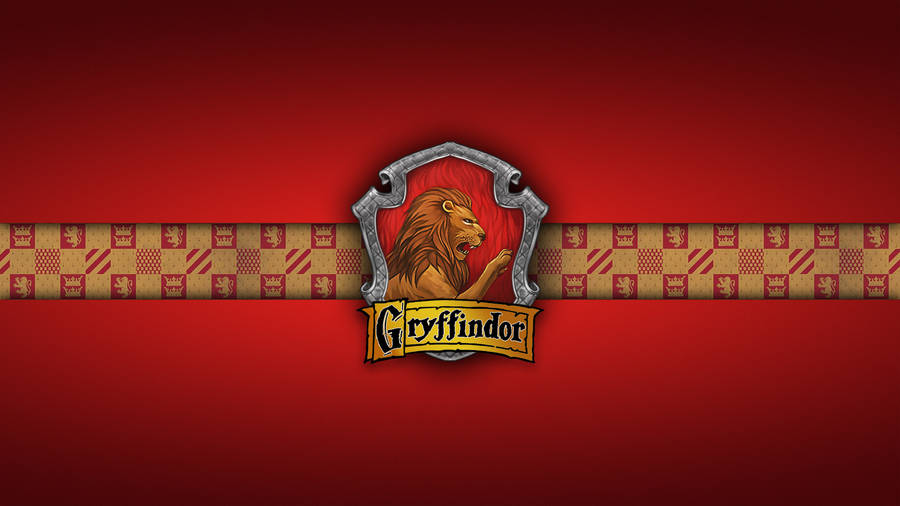 Gryffindor House Crest Banner Wallpaper