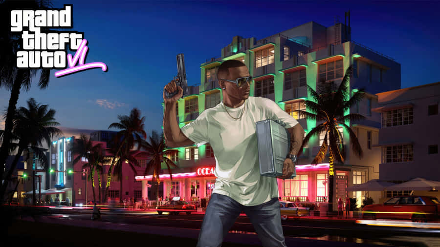 Gta 6 Miami Vibes Wallpaper