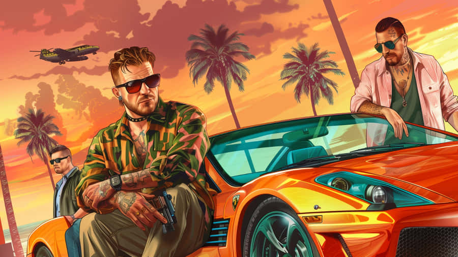 Gta 6 Miami Vibes Wallpaper