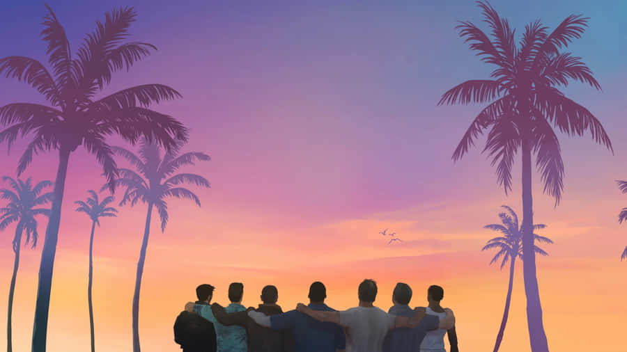 Gta 6 Sunset Crew Wallpaper