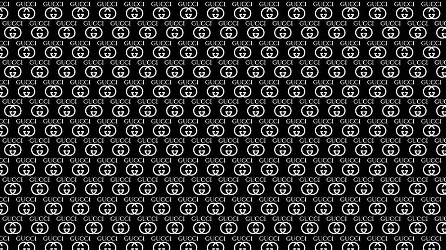 Gucci Logo Pattern Wallpaper Wallpaper