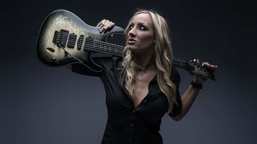 Guitarist Nita Strauss Portrait Wallpaper