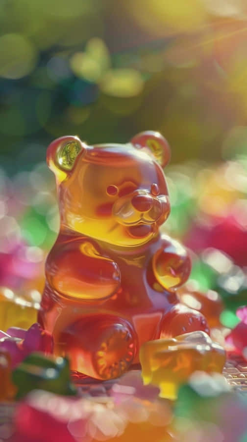 Gummy Bear Sunlit Bokeh Wallpaper