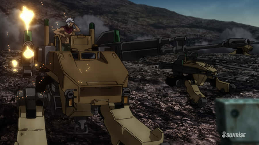 “gundam Barbatos, Ready For Action!” Wallpaper