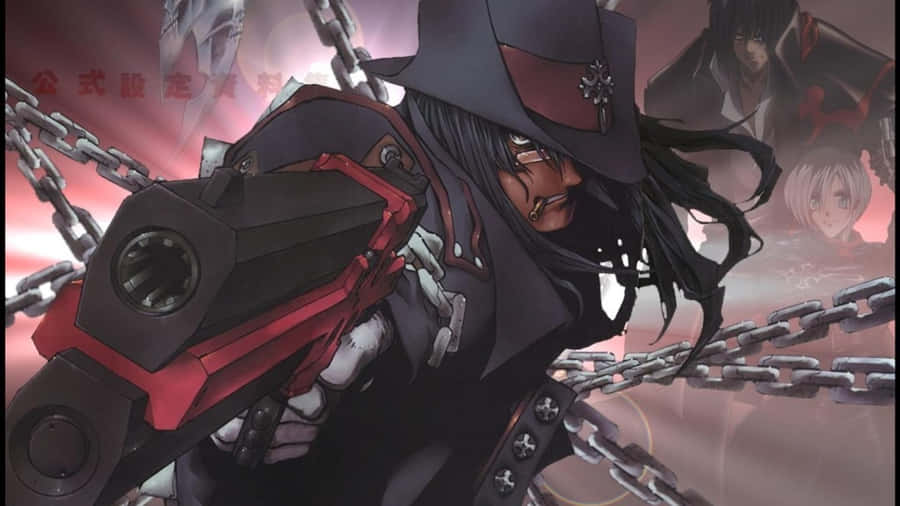 Gungrave Brandon Heat Action Pose Wallpaper