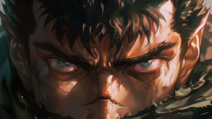 Guts Intense Battle Gaze Wallpaper