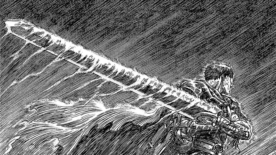 Guts With Dragonslayer Sword Wallpaper
