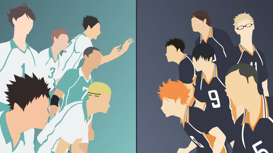 Haikyuu 4k Aoba Johsai Face-off Karasuno Wallpaper