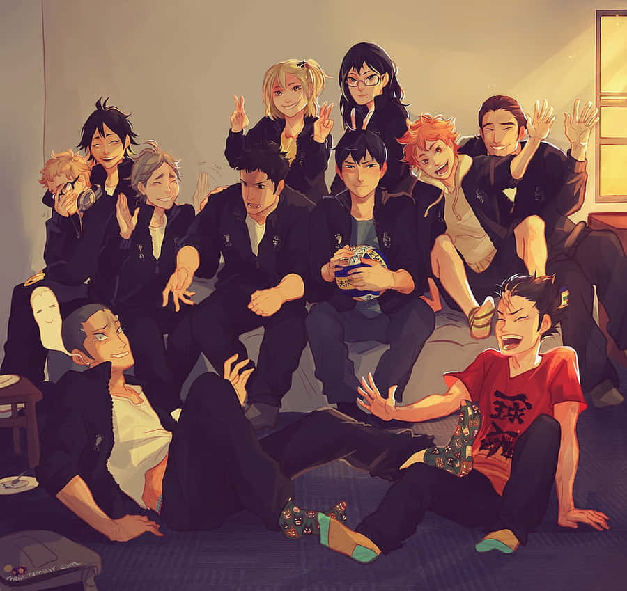 Haikyuu Anime Shoyo & Friend Wallpaper