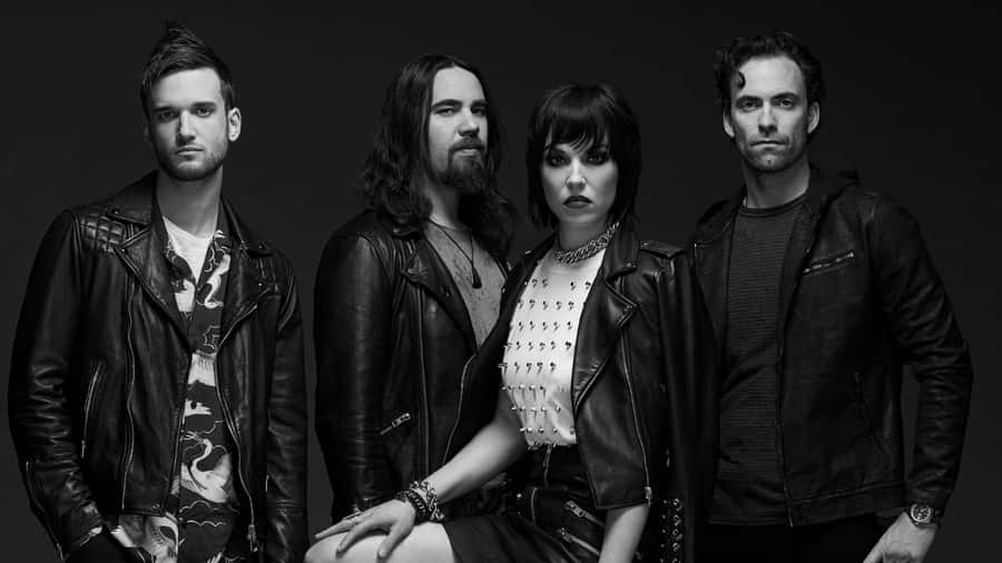Halestorm Band Members Group Wallpaper