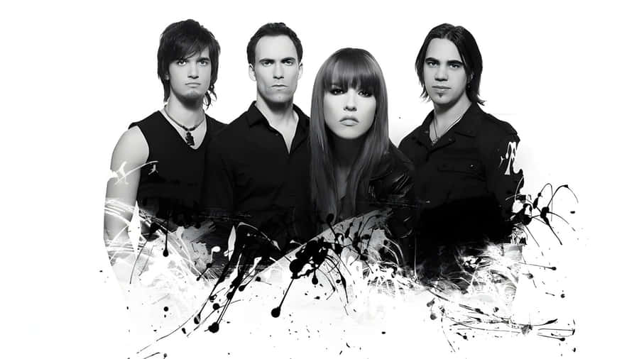 Halestorm Band Members Portrait Wallpaper
