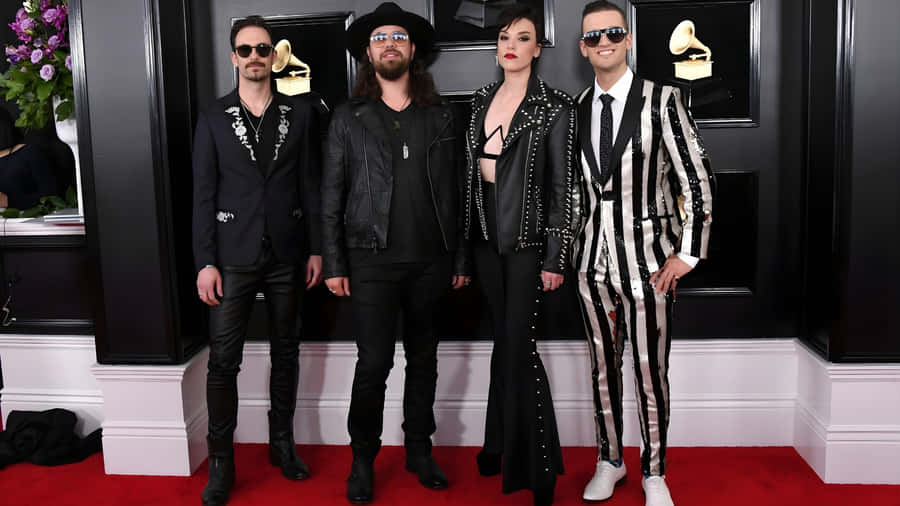 Halestorm Band Red Carpet Wallpaper