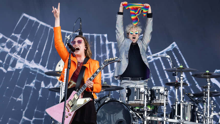 Halestorm Live Rock Performance Wallpaper