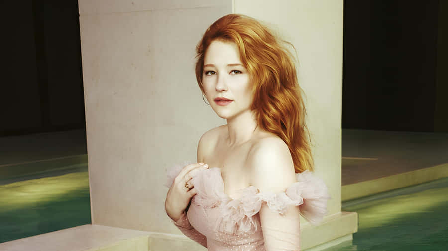 Haley Bennett Elegant Portrait Wallpaper