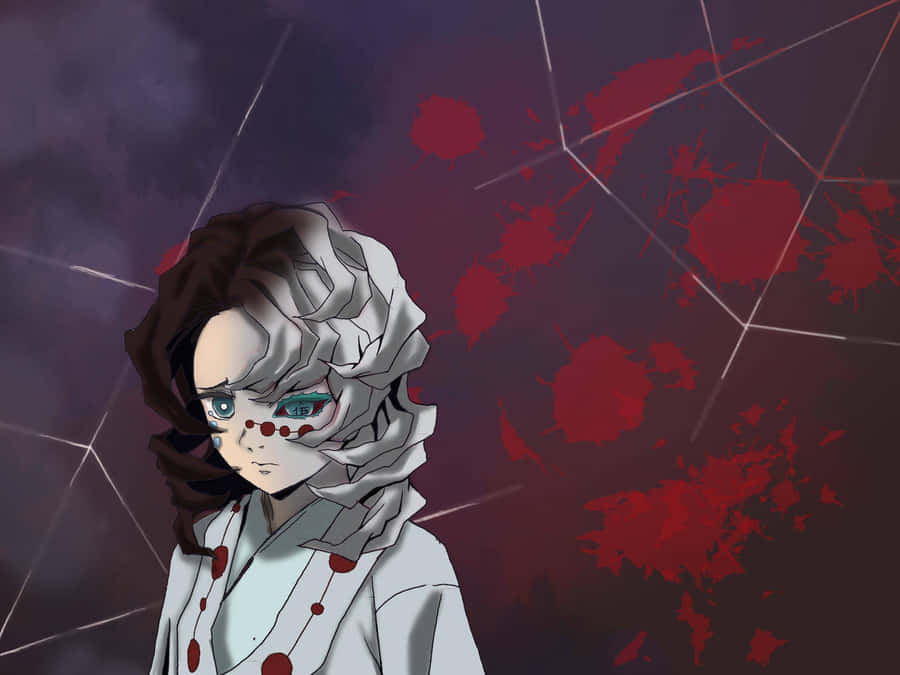 Half-demon Slayer Contemplating Battle Wallpaper