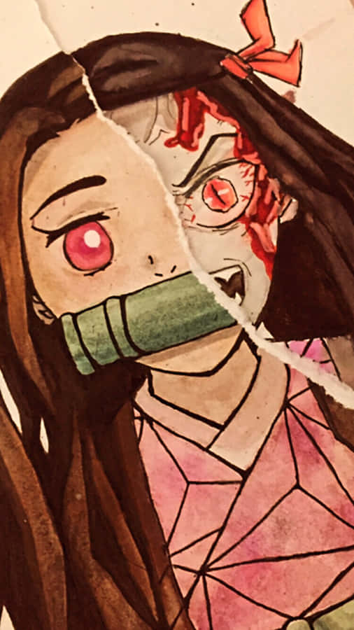 Half-demon Slayer Preparing For Battle Wallpaper