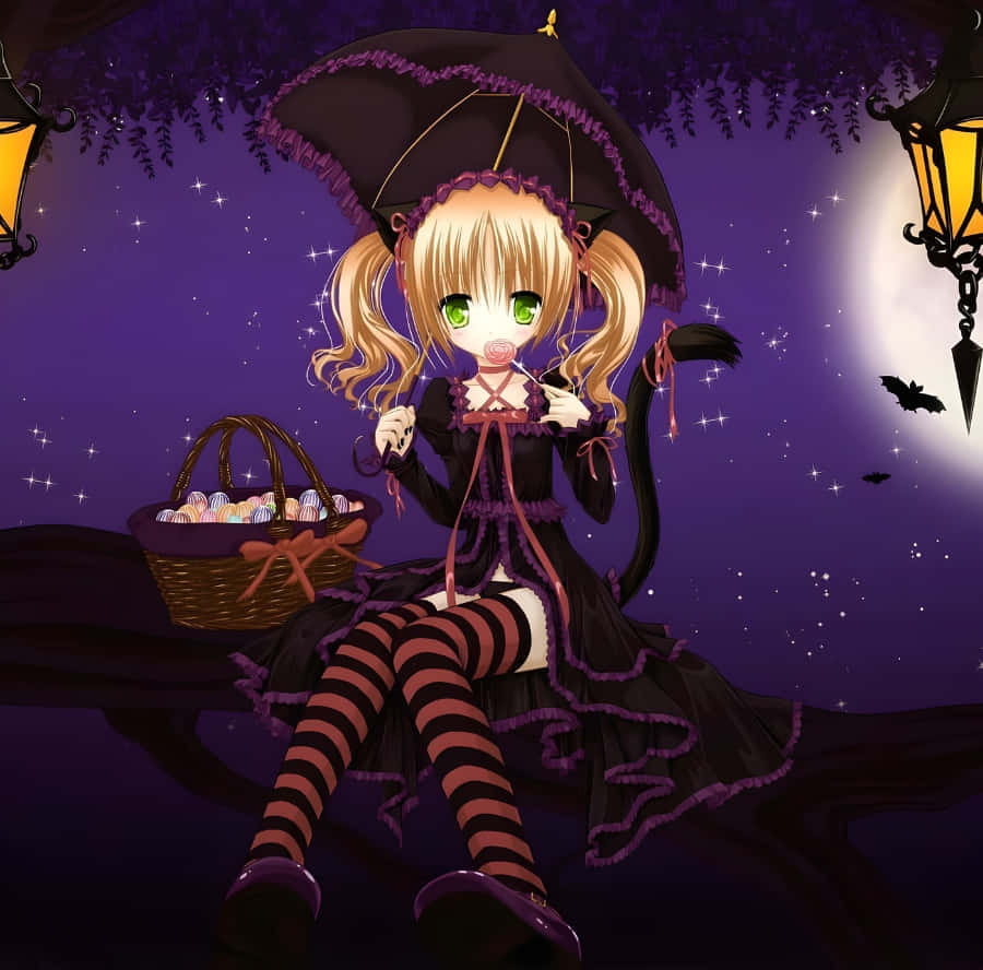 Halloween Anime Girl Pfp Wallpaper