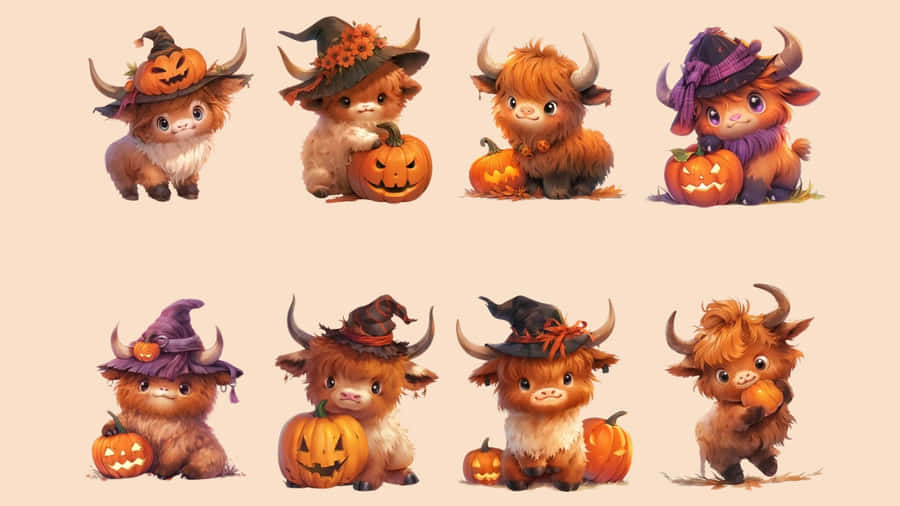 Halloween Cow Costumes Wallpaper