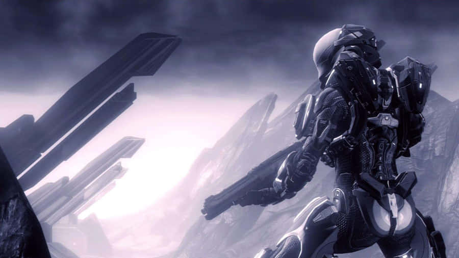 Halo Red Team In Action Wallpaper