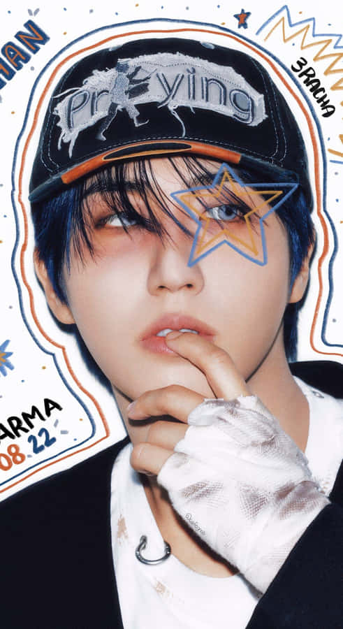 Han Stray Kids Stylish Portrait Wallpaper