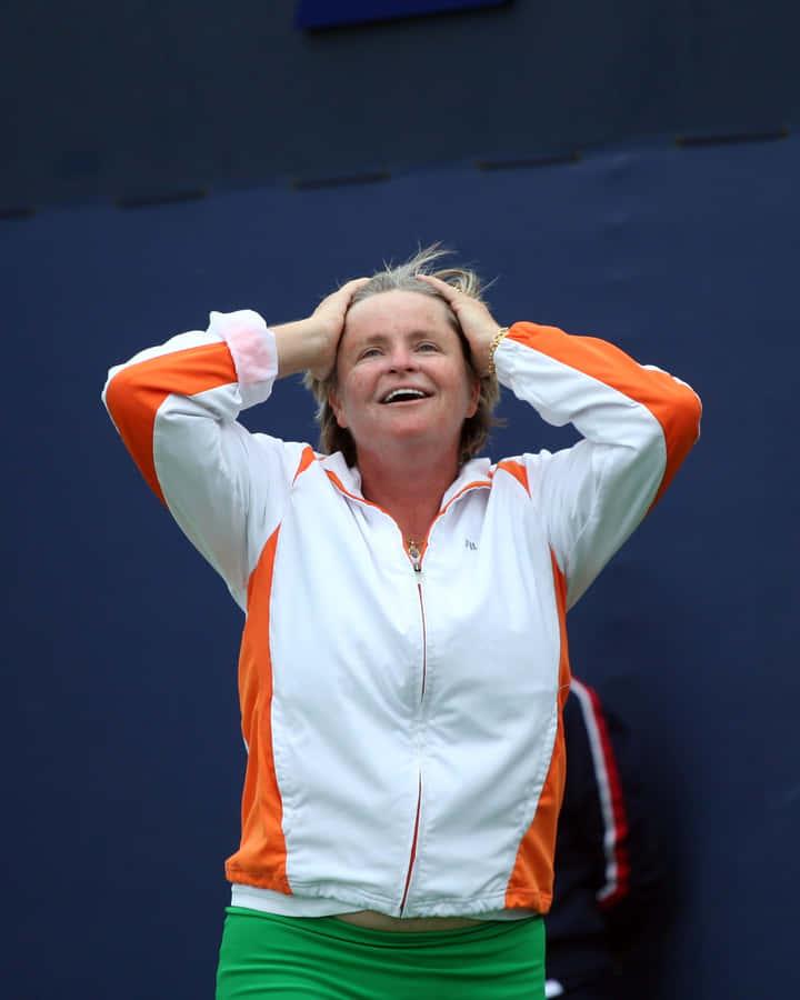 Hana Mandlikova In A Pensive Moment Wallpaper