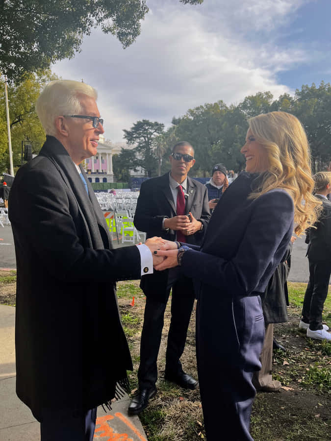 Handshake Event Outdoors Wallpaper