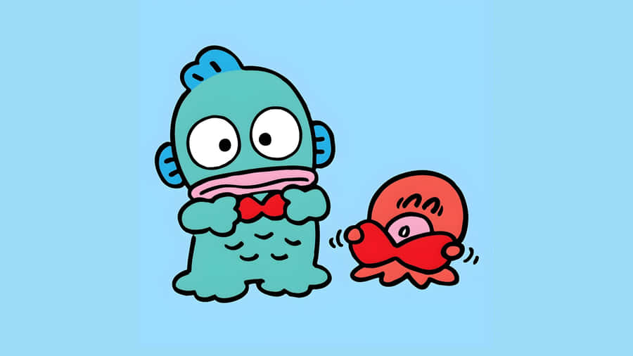 Hangyodon And Friend Characters Wallpaper