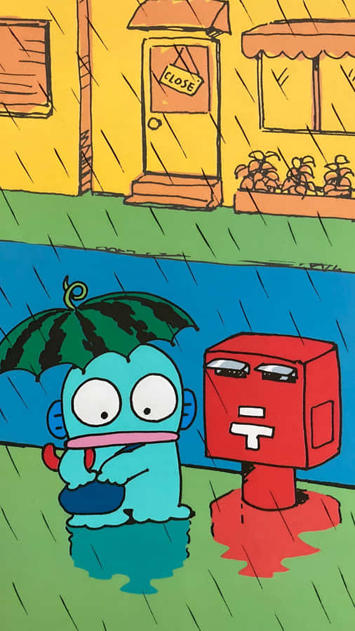 Hangyodon And Red Character Wallpaper