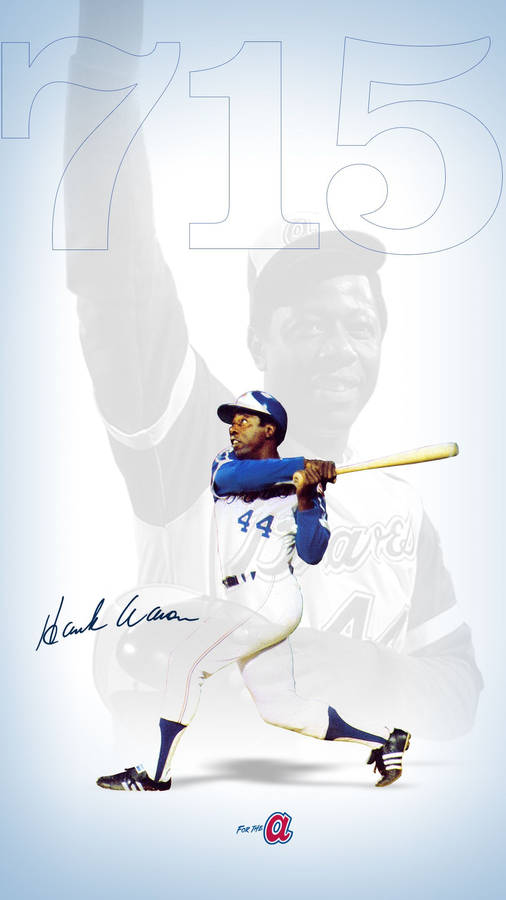 Hank Aaron Celebrating 715 Wallpaper