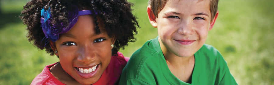 Happy Children Outdoors National Child Health Day Wallpaper