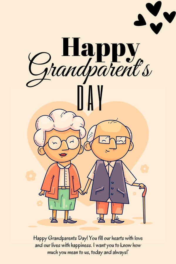 Happy Grandparents Day Celebration Wallpaper