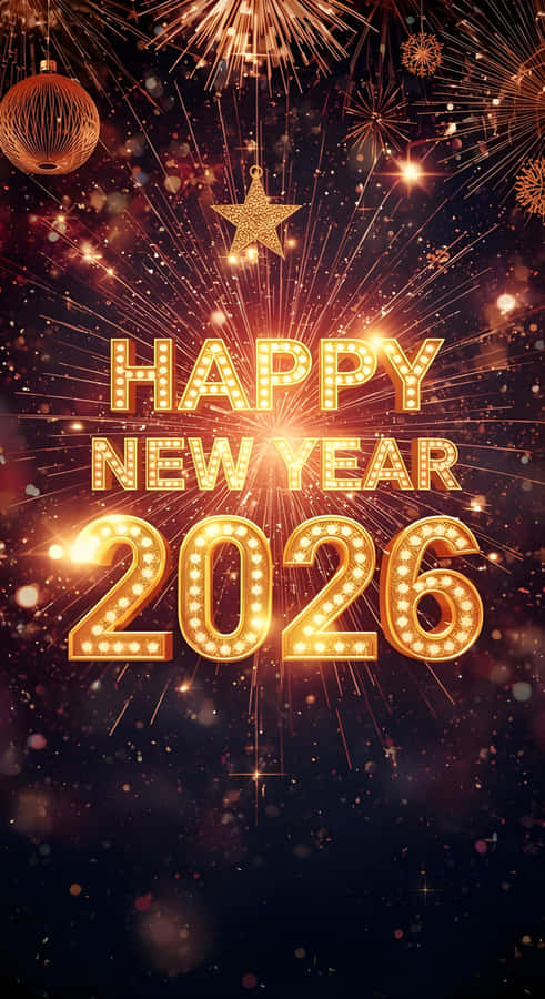 Happy New Year 2026 Wallpaper