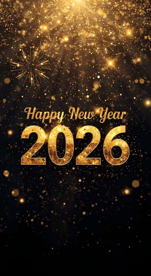 Happy New Year 2026 Celebration Wallpaper
