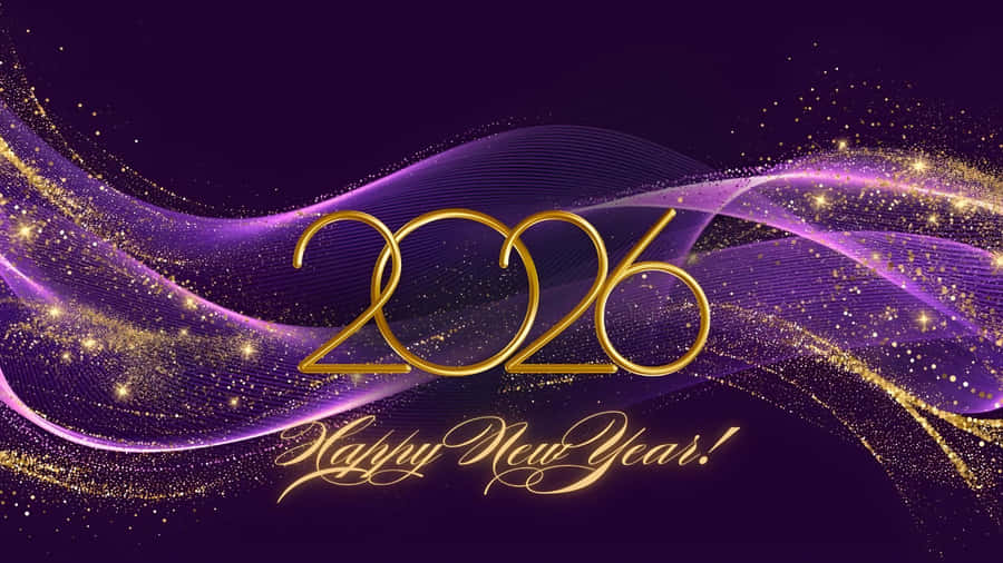 Happy New Year 2026 Celebration Wallpaper