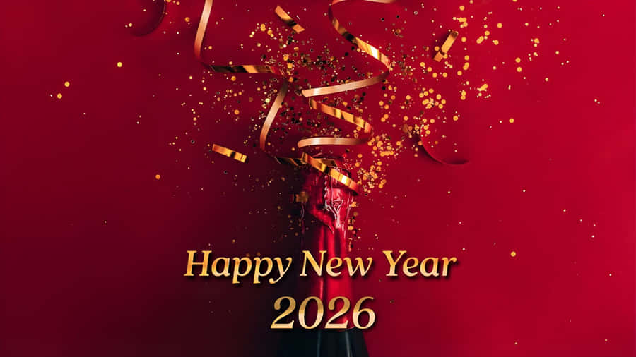 Happy New Year 2026 Celebration Wallpaper