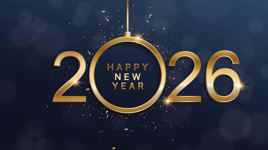 Happy New Year 2026 Celebration Wallpaper