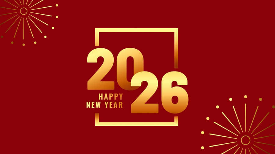 Happy New Year 2026 Celebration Wallpaper