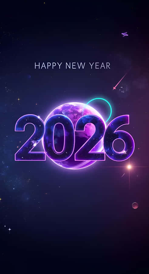 Happy New Year 2026 Wallpaper