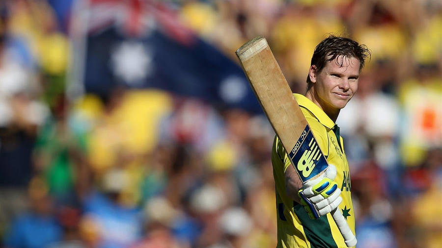 Happy Steve Smith Wallpaper