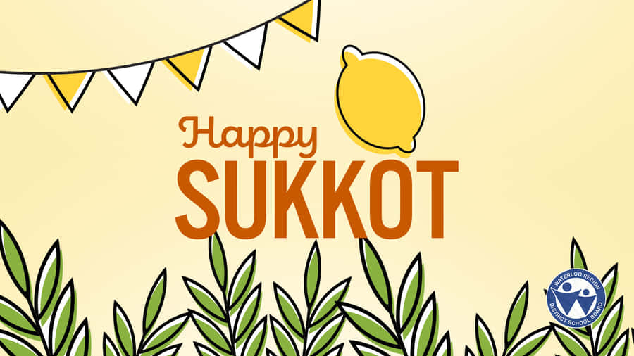 Happy Sukkot Greeting Card Wallpaper