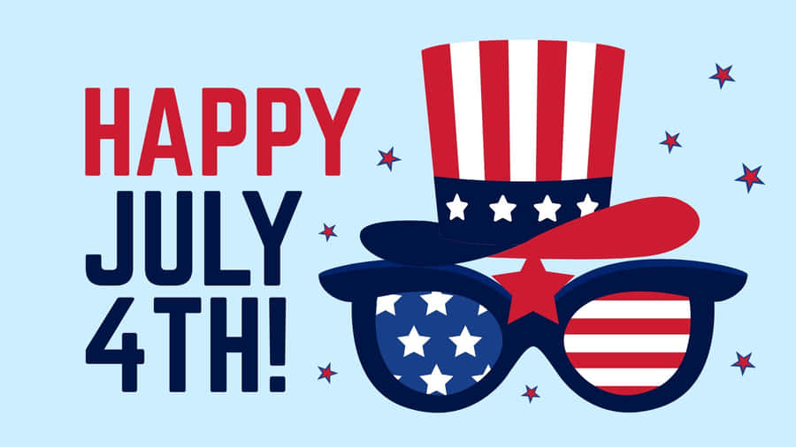 Happy4thof July Celebration Graphic Wallpaper