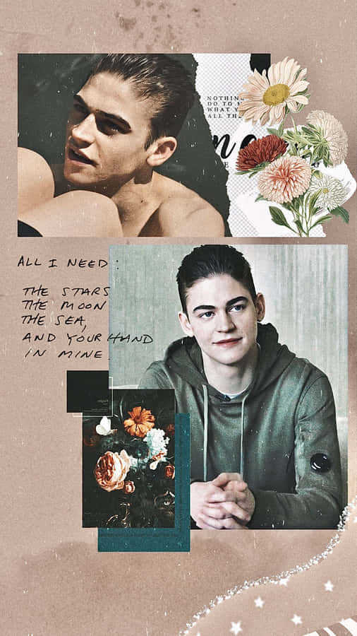 Hardin Scott Aesthetic Poster And Famous Lines Wallpaper