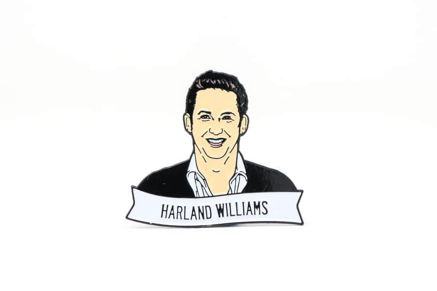 Harland Williams Cartoon Portrait Wallpaper