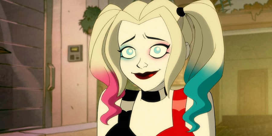 Harley Quinn Anime Series 1400 X 700 Wallpaper Wallpaper
